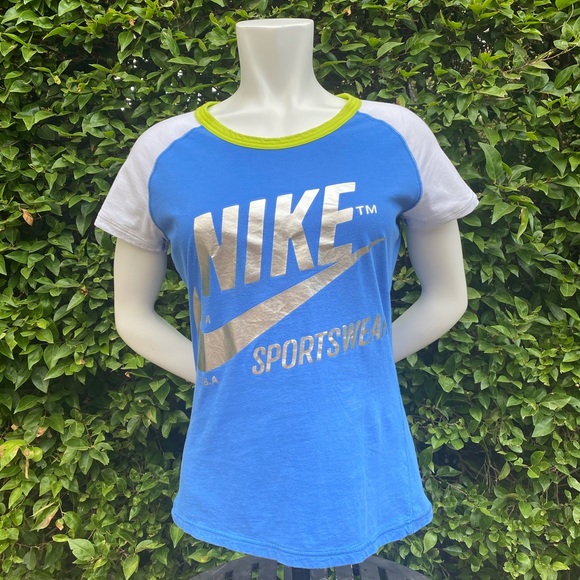 lime green nike womens shirt